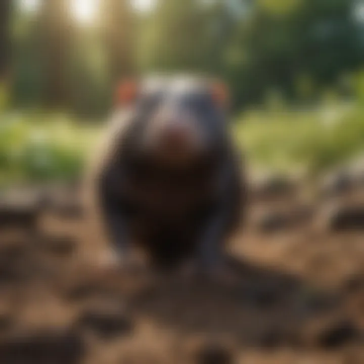 Eco-friendly mole control methods