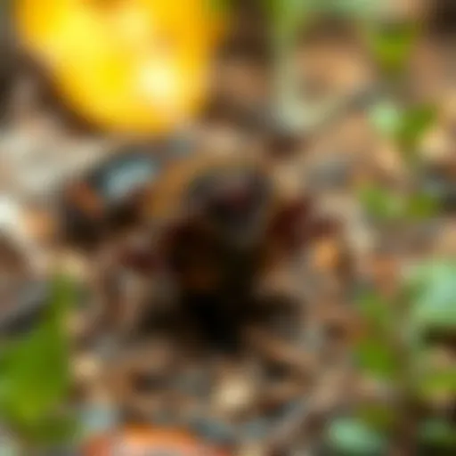 Illustration of German roaches in their natural habitat