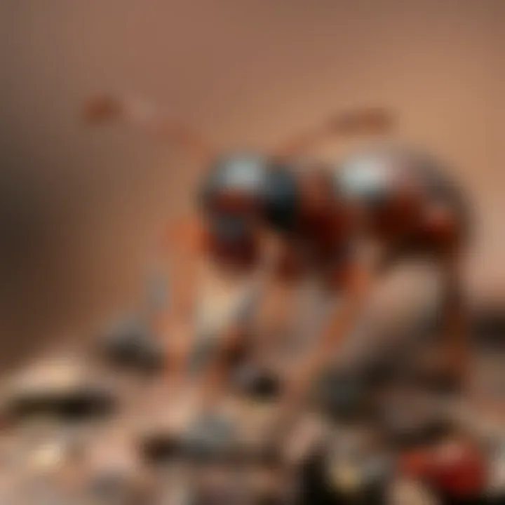 Different species of ants commonly found in homes