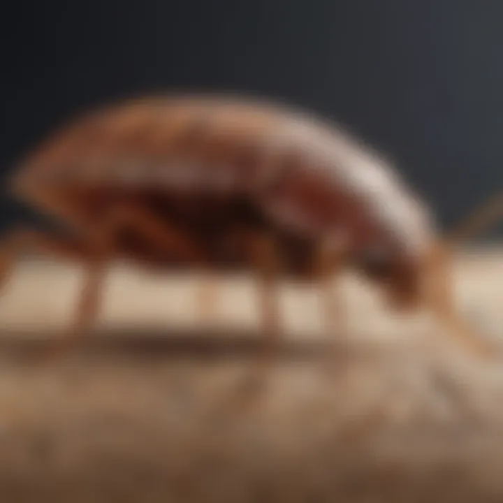 Diagram of bed bug life cycle