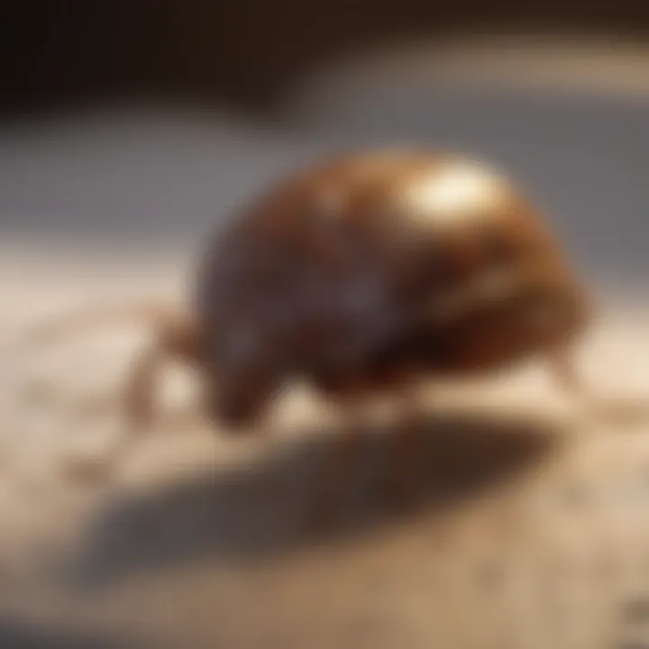 Pest control professional treating for bed bugs