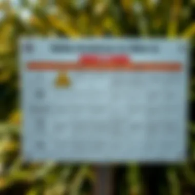 Chart displaying safety precautions for Bifen use