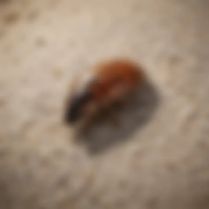 Signs of carpet beetle infestation in home