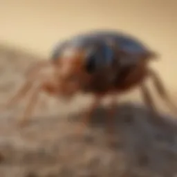 Detailed view of a coastal termite showcasing its unique features
