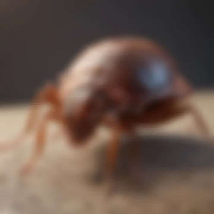 Diagram illustrating bed bug life cycle