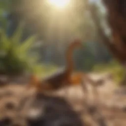 Close-up of a scorpion in its natural habitat