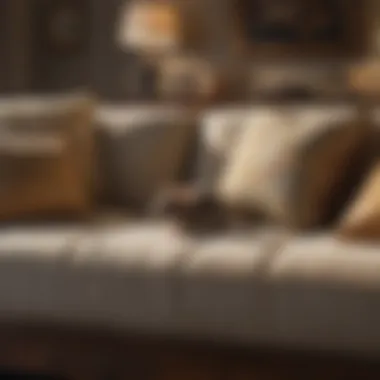 Hidden Habitat of Mice in Couches Mice nesting inside a couch cushion, showcasing their hidden habitat