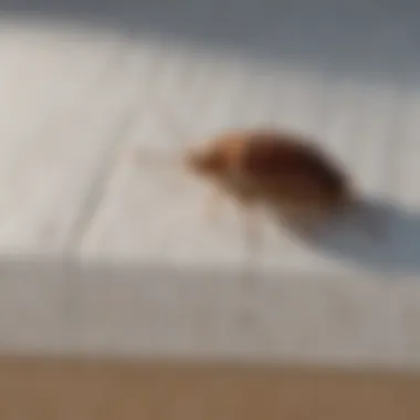 Effective Application of Pest Strips on Mattresses Pest strip application on a mattress