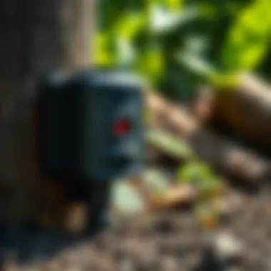 Visual representation of eco-friendly pest management strategies using the Red Eye Termite Monitoring Station