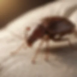 Visual representation of bed bug infestation