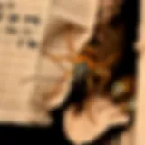 Illustration depicting common pests found in Katy, TX.