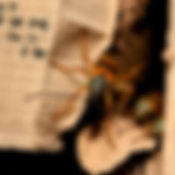 Illustration depicting common pests found in Katy, TX.