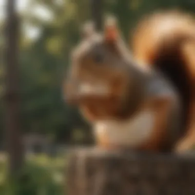 Homeowner addressing noise disturbance from squirrels