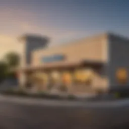Exterior view of urgent care facility on Cherry Valley Rd