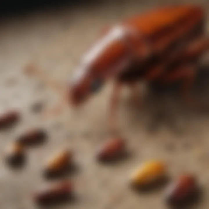 A variety of bait formulations available on the market for cockroach control.
