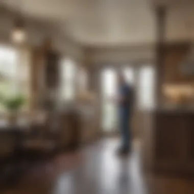 Expert Inspection Services by Viking Pest Control Viking Pest Control Technician Inspecting a Home
