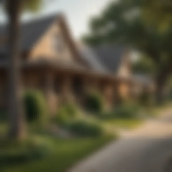 A serene Fort Worth neighborhood showcasing a pest-free environment